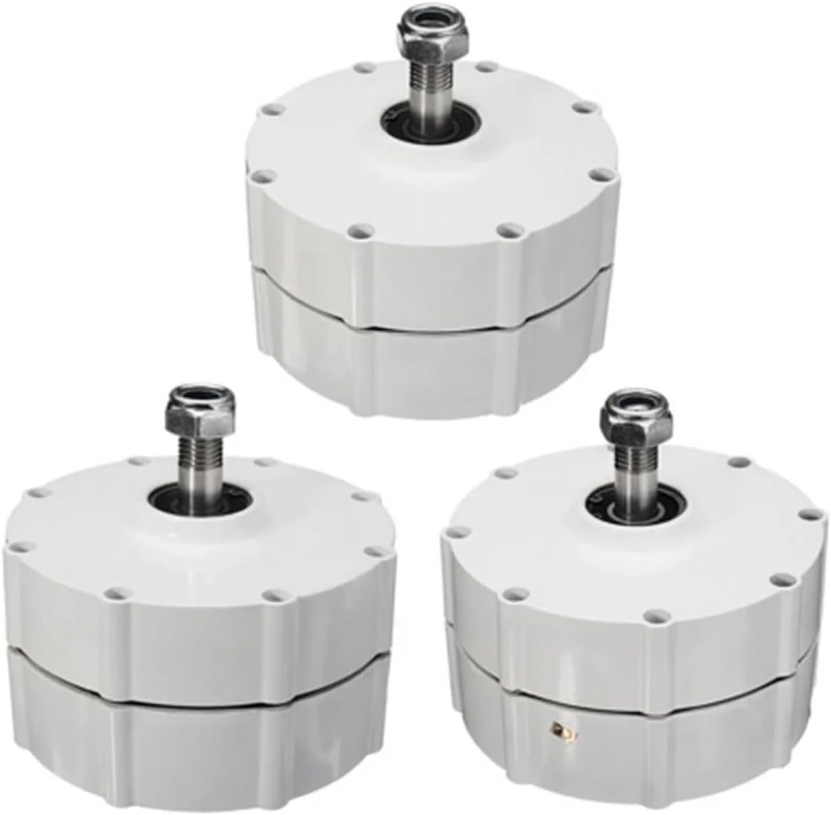 Low Speed Wind Turbines Generator 500W 600W 800W 12V 24V 48V Gearless Magnet Generator AC tors for Wind Turbine Water Turbine for Home, Farm, RVs, Boats(Without Base,48V_800W)