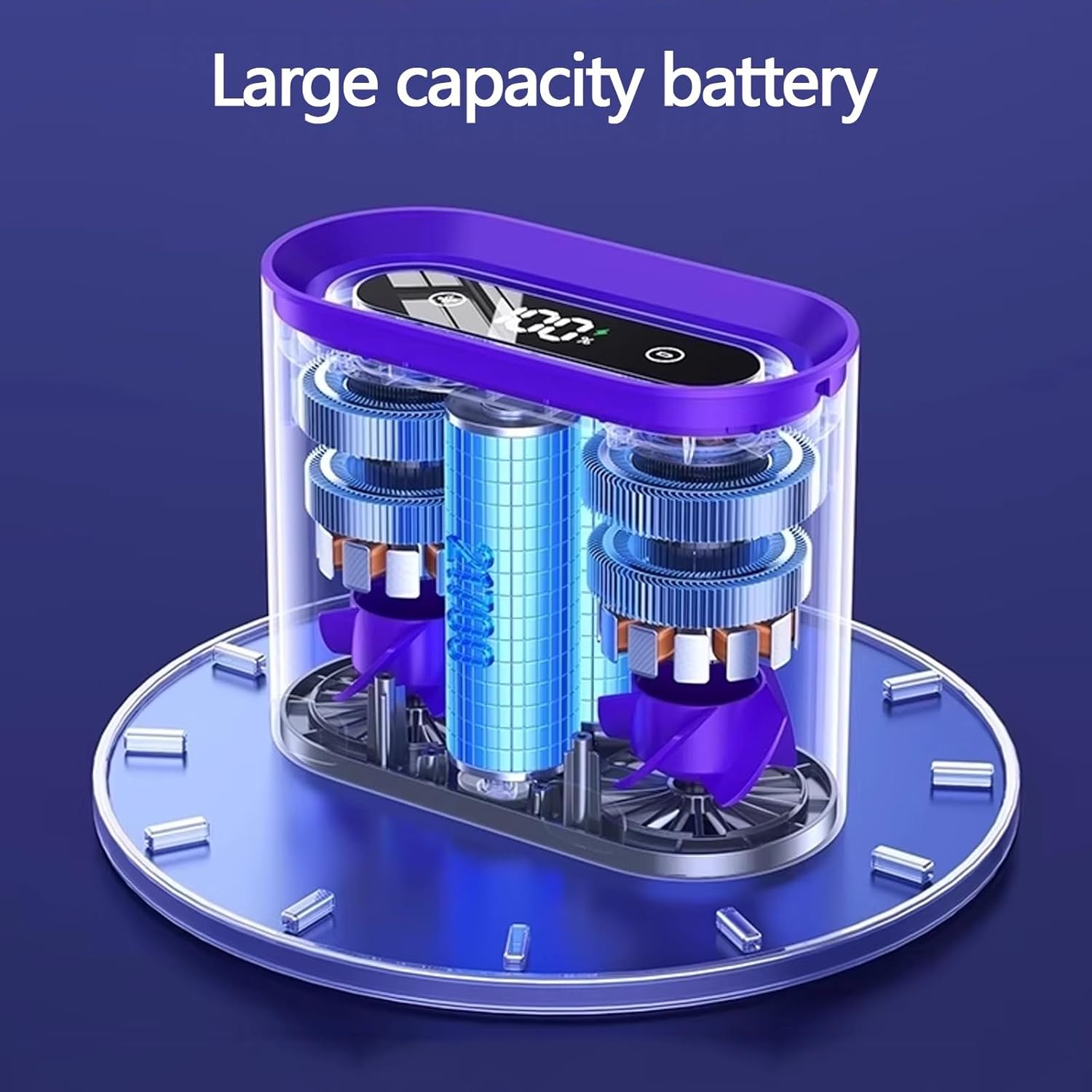 Portable Air Conditioner Fan Outdoor 3 Ways to Wear Desk Air Conditioner for Office Quiet Small with Lighting for Room Garage Patio Camping