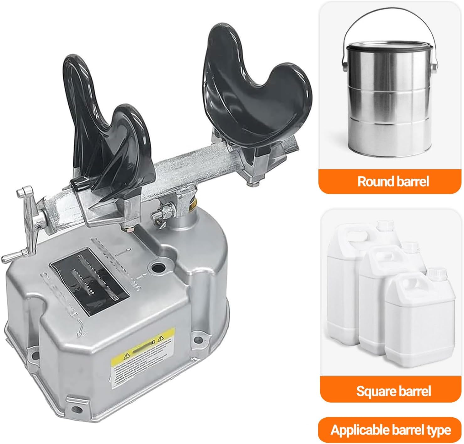 Pneumatic Paint Shaker Mixer, Pneumatic Oscillation Machine, 1-5L Paint Shaker Mixer with Adjustable Clamp, 15min/Bucket, 0-500rpm, Pneumatic Paint Shaker for Paint, Watercolor, Nail Polish