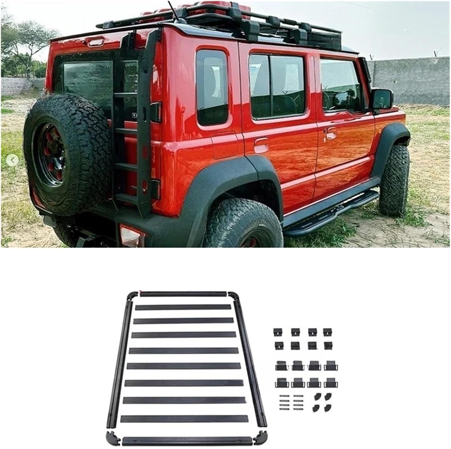 Roof Rack XL Jc74 Aluminium Flat Platform Flat Roof Rack Compatible for Suzuki Jimny XL Jc74 5 Doors Other Exterior Accessories