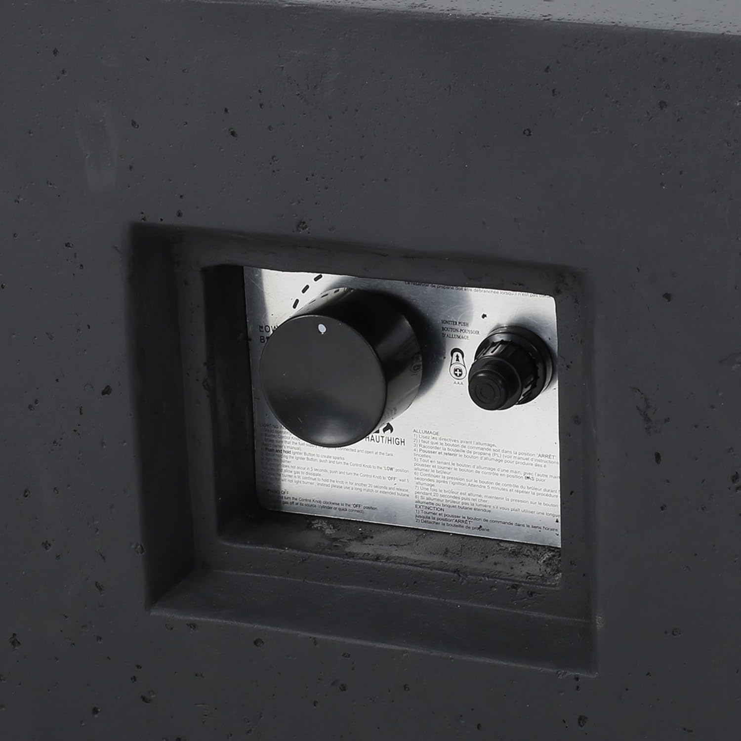 50,000 BTU Propane Fire Pit Table, 40