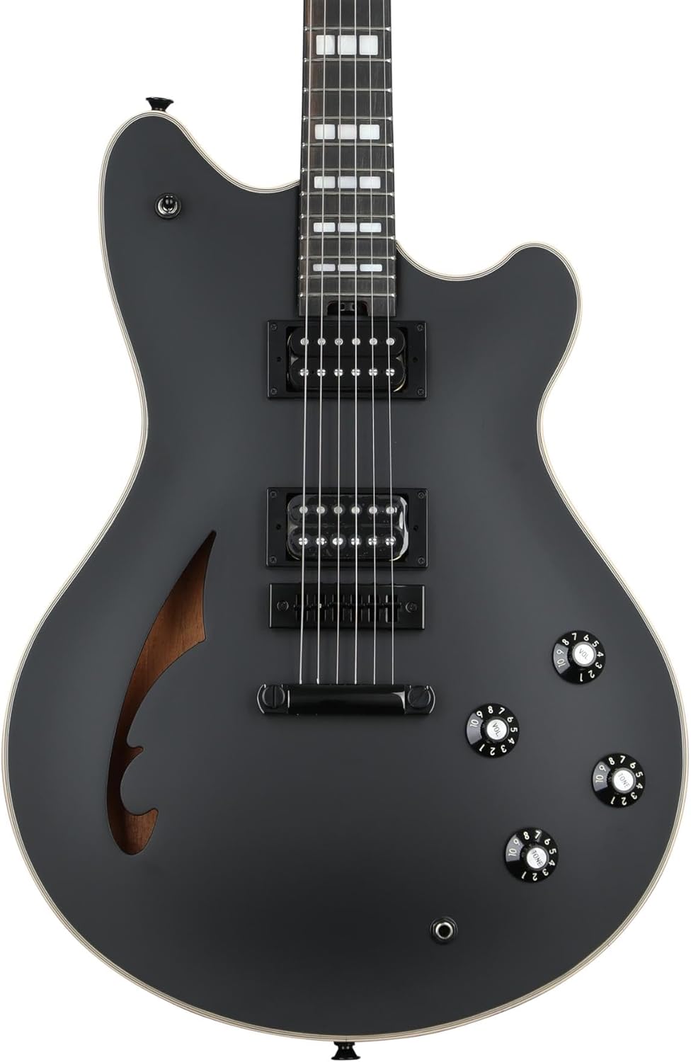 EVH SA-126 Special Semi-hollowbody Electric Guitar - Stealth Black