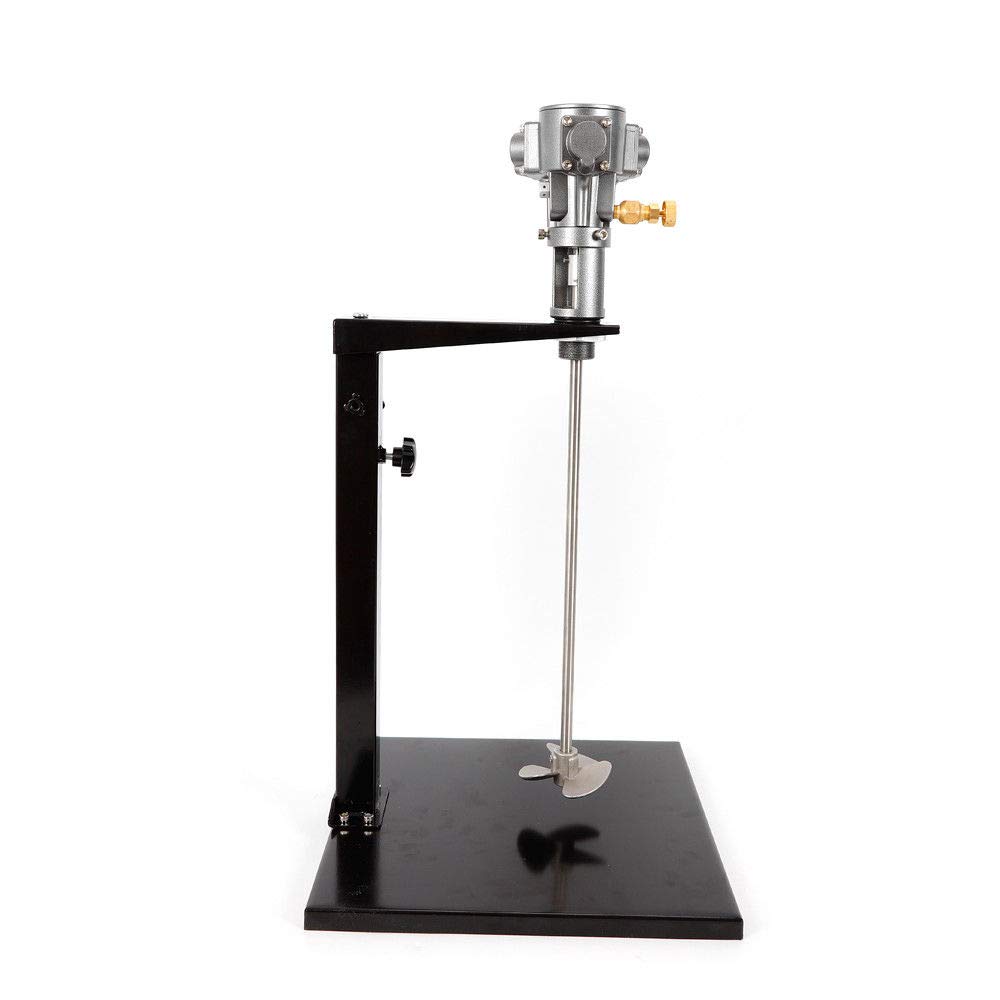 Pneumatic Automatic Paint Mixer，5 Gallon 1/4 HP 50L Stainless Steel Pneumatic Mixer Paint Mixer Mix Tool for Viscous Liquid Ink Dye Chemicals Mixing Machine Blender Disperser
