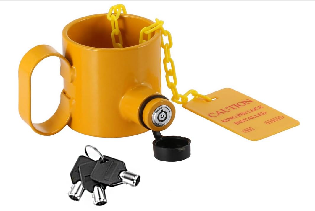 BOYISEN Pre-Drilling 50 Amp Generator Inlet Box and 5th Wheel King Pin Lock Keyed Alike