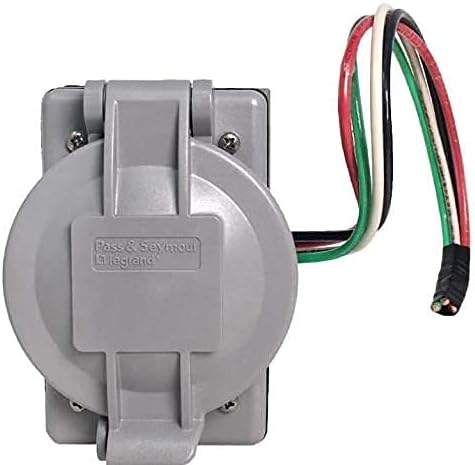 NEMA L5-30 Generator Extension Cord + Inlet Box - 30A, 125V, 10/3 SJOOW - UL Listed - Iron Box Part # IBX-5801IN10G-100 (100, 10/3 SJOOW)