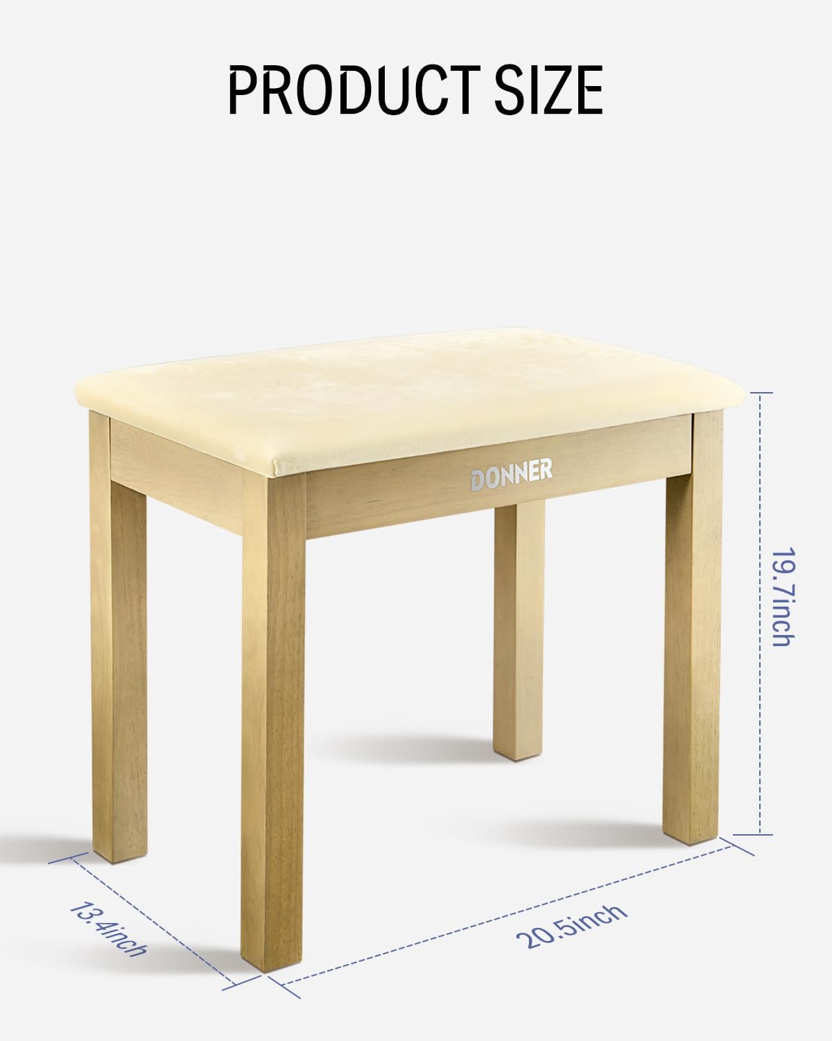 Donner OURA DDP-60 88 Key Digital Piano+Donner Piano Bench with Storage