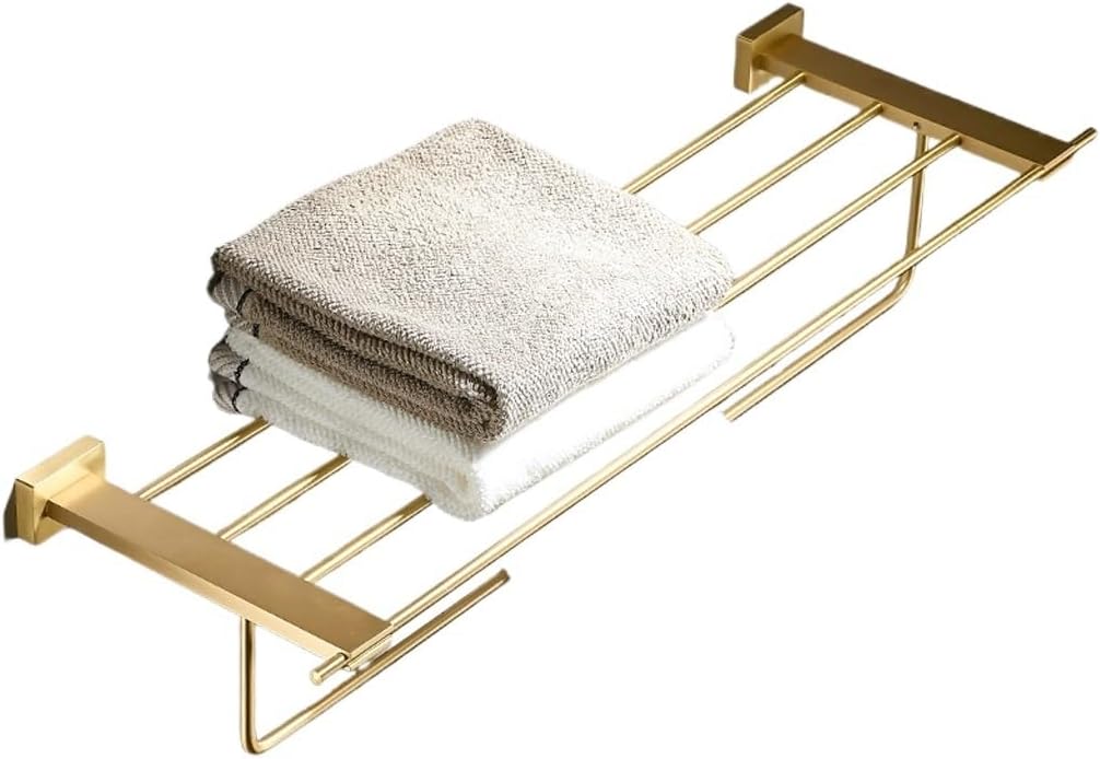 VIDI Bathroom All Copper Towel Rack Set, No Punching Hanging Accessories