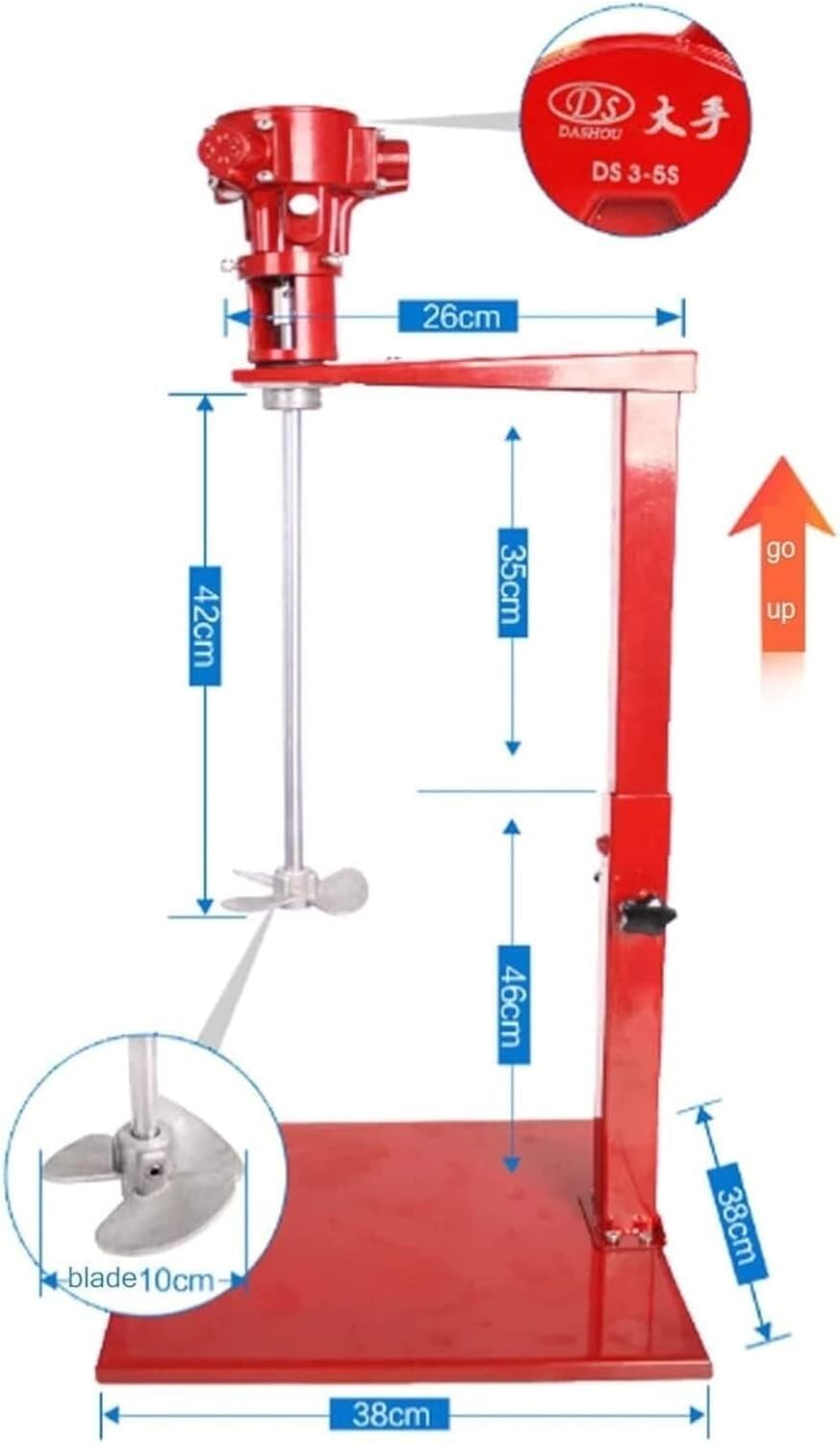 Pneumatic Paint Mixer Lifting Paint Stirring Machine, Paint Stirring Machine for Ink dye Mixing Machine, Coating Agitator Mixing