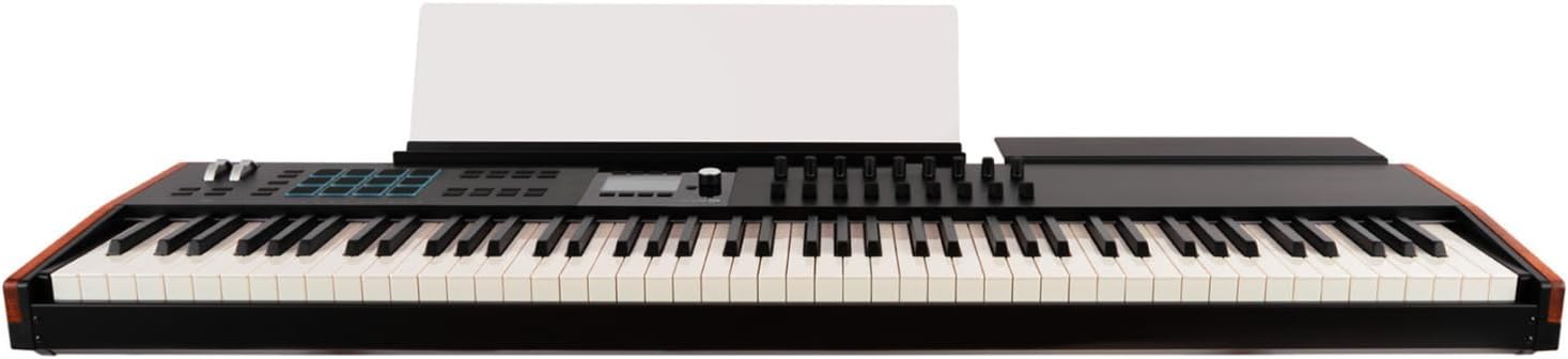 Arturia KeyLab 88 mk3 (Black) and Wooden Legs Bundle