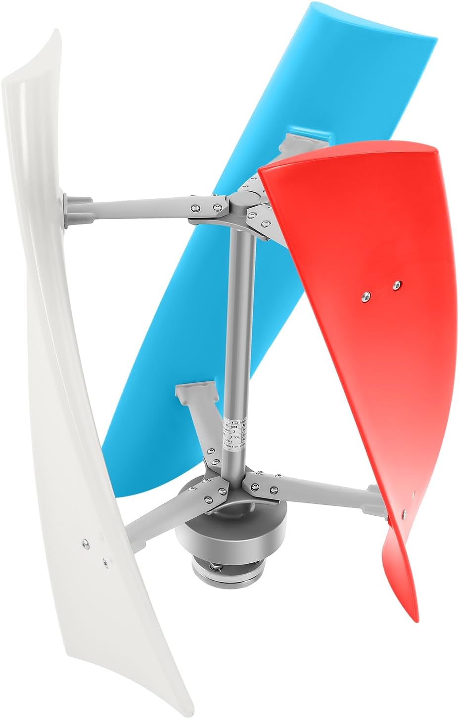 400W 24V Wind Turbine Generator Kit, 3 Blade Portable Vertical Helix Wind Power Turbine Generator Kit with Controller with Wires, Power System for Marine RV Home Industrial Energy Supply