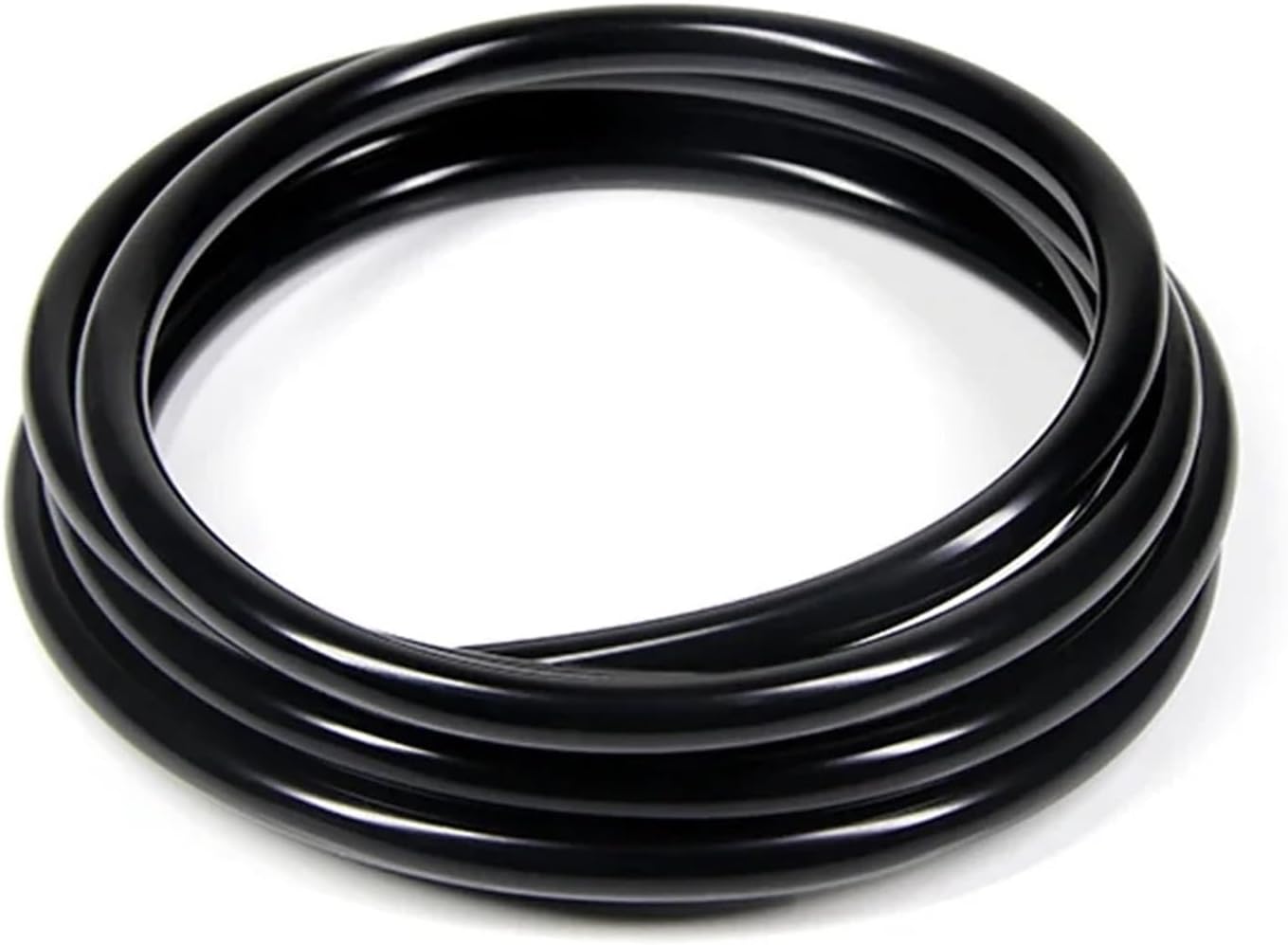 Revive Furniture 1/3/5/10M Silicone Tube Food Grade Rubber Hose Black Flexible Aquarium Air Irrigation Pipes Water Connector Garden Hoses(5 meters,ID 18mm x OD 24mm)
