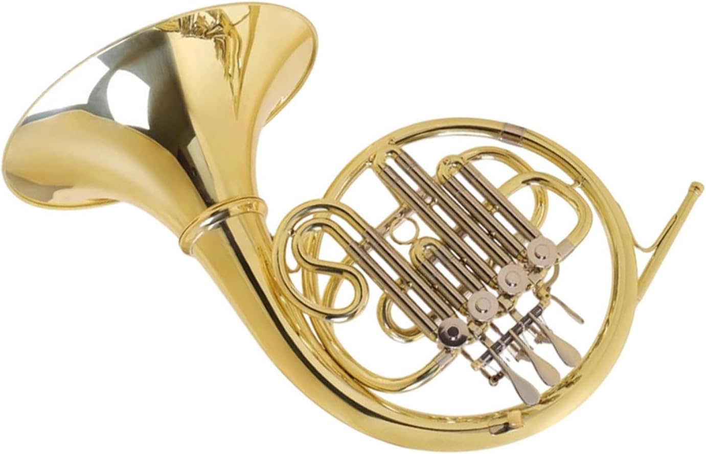 4 Key French Horn Single Row French Horn B Flat Split 4 Key Rotary Valve Adult Beginner Performance Full Set Of Accessories