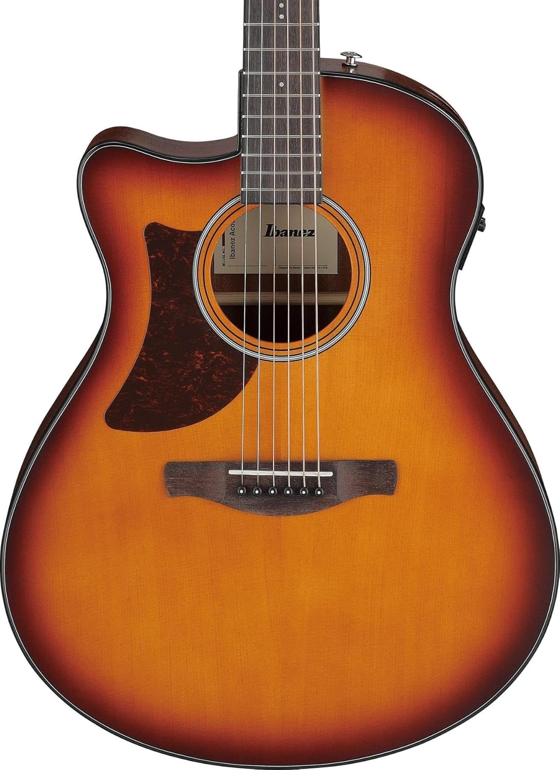 Ibanez AAM50LCE Advanced Acoustic Auditorium Left-handed Acoustic-electric Guitar - Open Pore Light Brown Sunburst