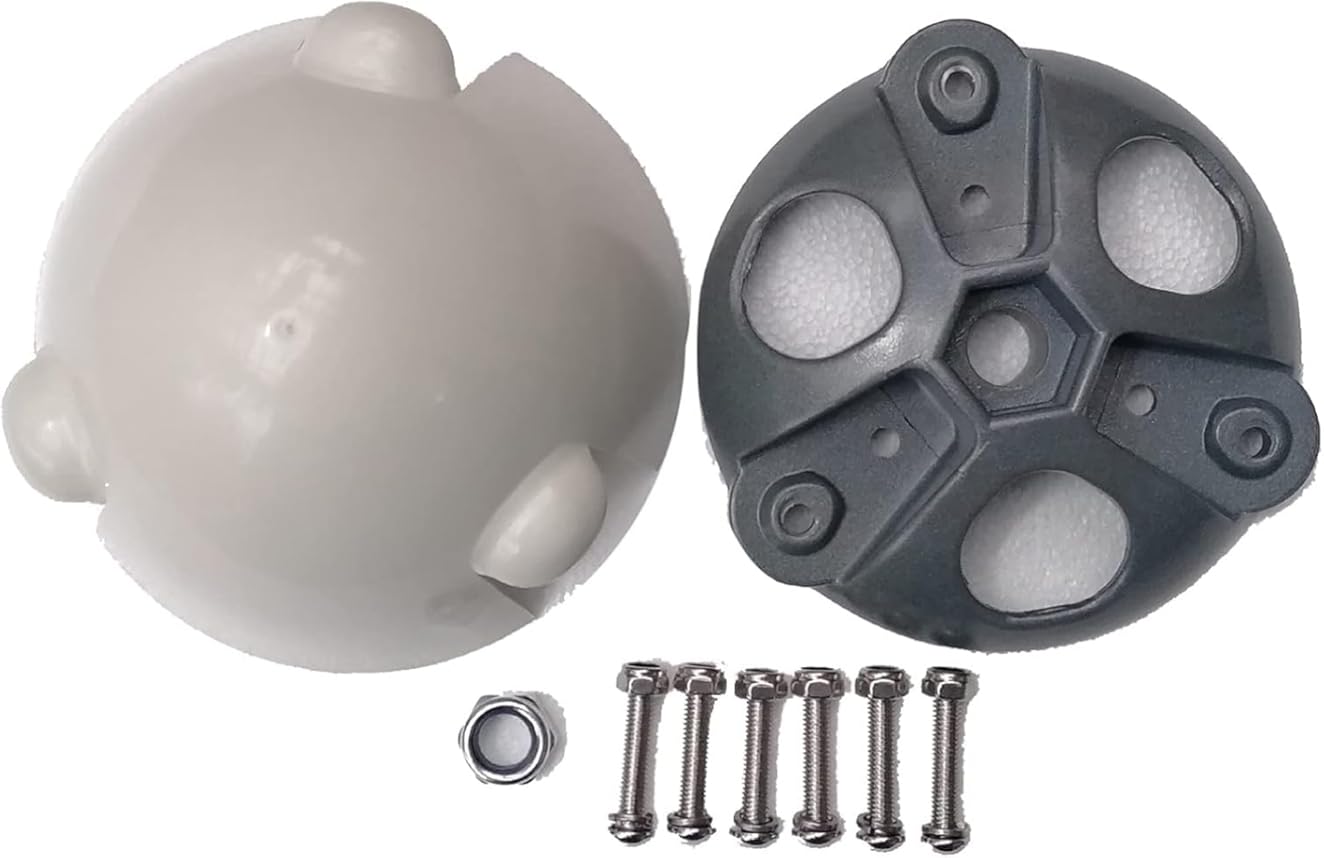 CAJUCA DIY 100W to 1000W Small DIY Wind Turbine Windmill Accessories Hub and Cover Kit for 3 Blade Horizontal Wind Turbine