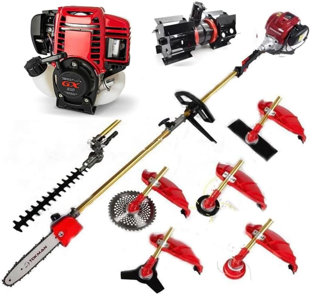 GX35 Gas 4 Strokes Hedge Trimmer Shear Petrol Powered Pole Saw Weed Eater Mower rototiller mini Tiller