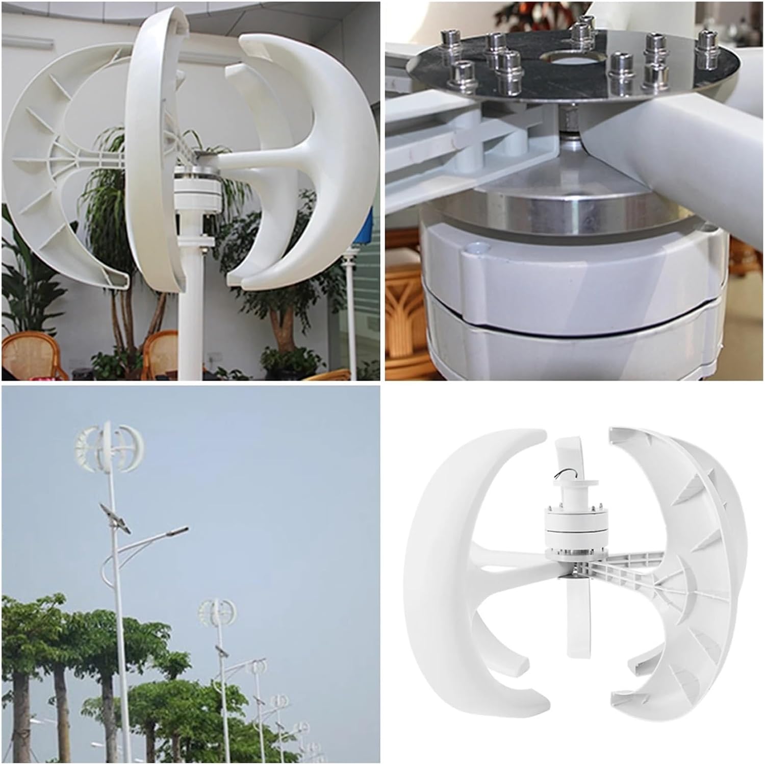 Wind Generator, Wind Generator 600W DC12V Vertical Kit Electricity Producer Equipment,for Home, Farm, RVs, Boats