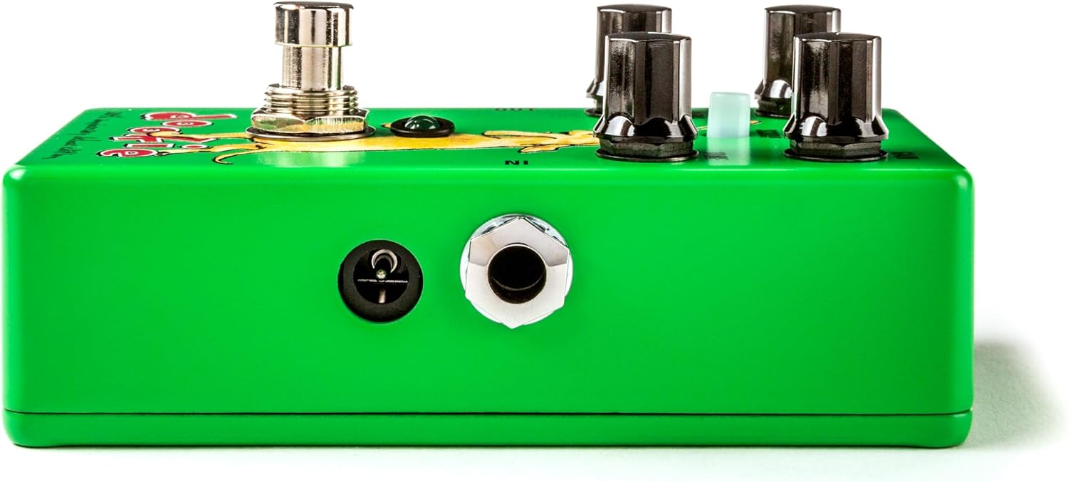 MXR DD30 Green Day Dookie Drive/Crunch Gain Pedal - 30th Anniversary Deluxe Edition Effects Stompbox with Tonebird 9V Power Supply, Patch Cable, Dunlop Picks Bundle