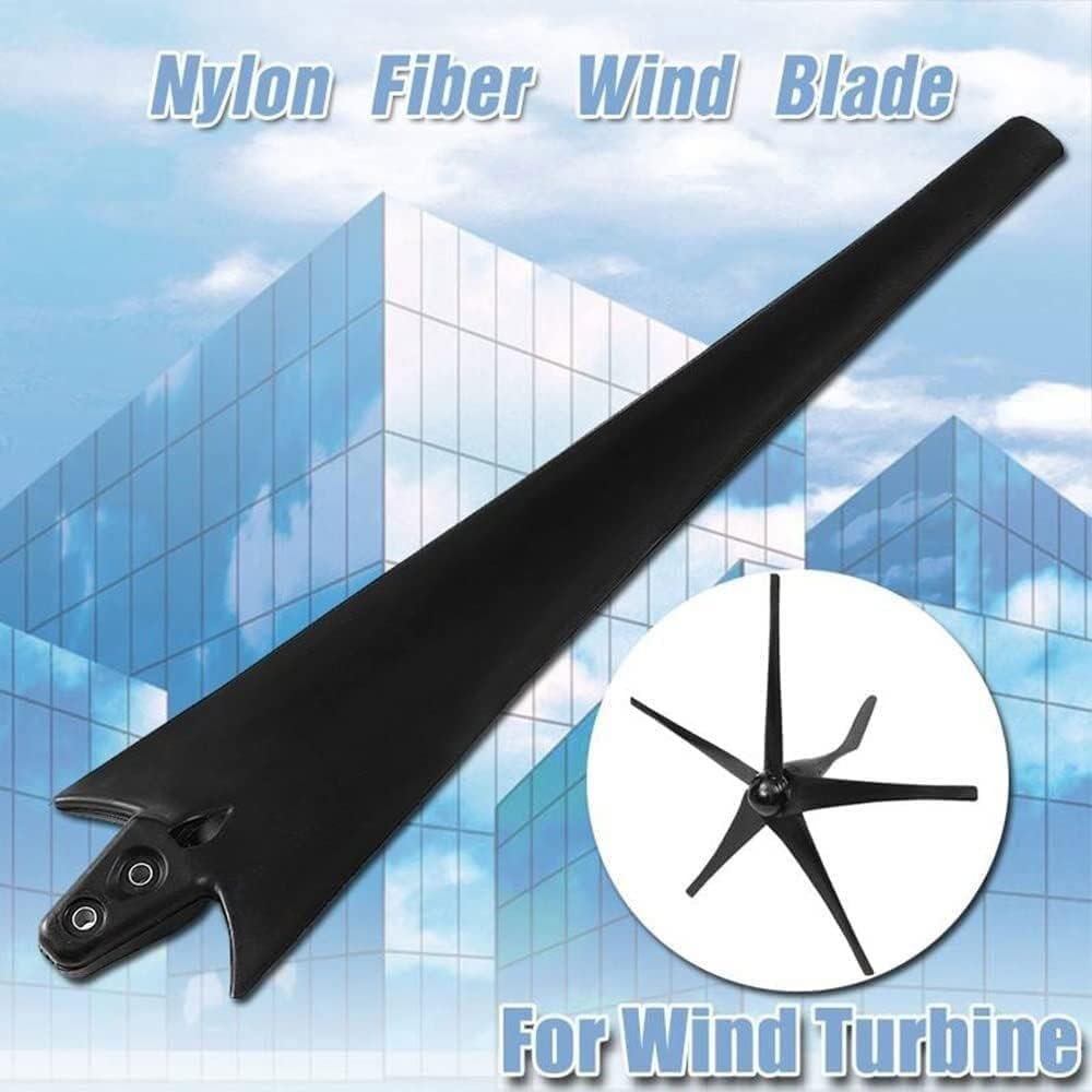 CAJUCA 550/580/600Mm Black/White Wind Generator Blades, High Strength Nylon Fiber Blade for Horizontal Wind Turbines