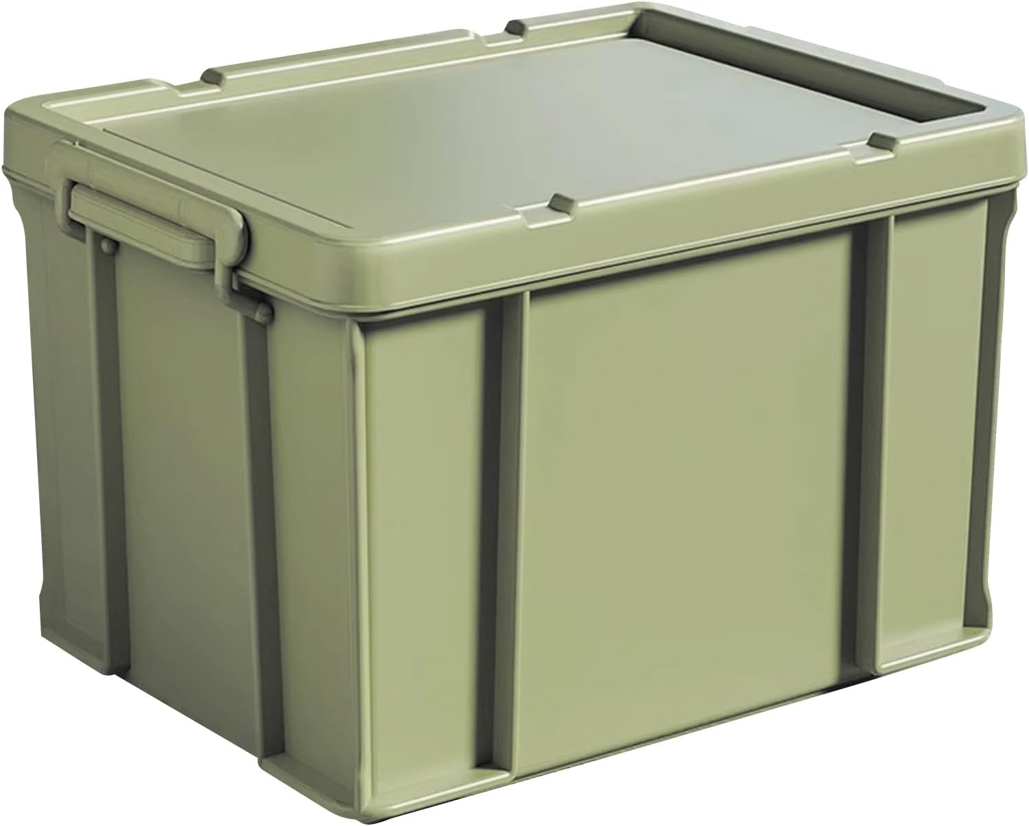Outdoor Storage box Outdoor Storage bin Made of High Strength PP Material This Stackable Storage box can be Used to Store Toys Books Clothes etc Waterproof Deck box(Green,X-Large)