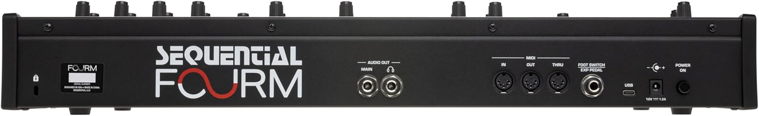 Sequential Fourm Compact Polyphonic Analog Synthesizer