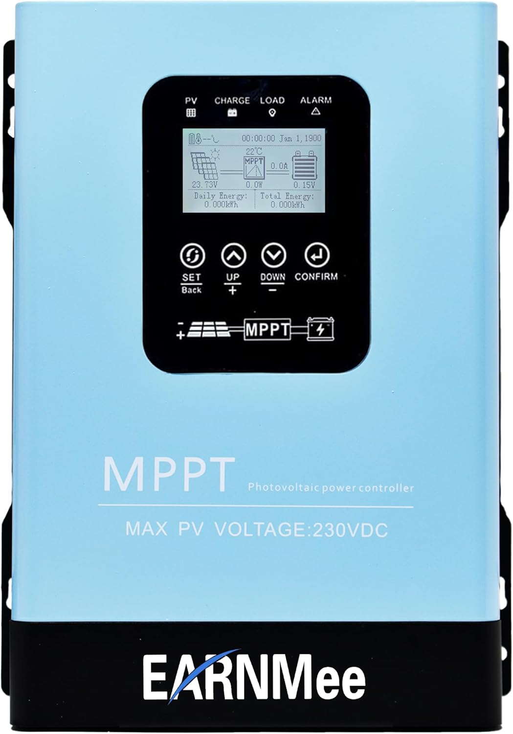 120A MPPT Solar Charge Controller,12V 24V 36V 48V 60V 72V 84V 96V Solar Battery Regulator PV Max 230V for Sealed Lead Acid Gel and Lithium Battery (120A)