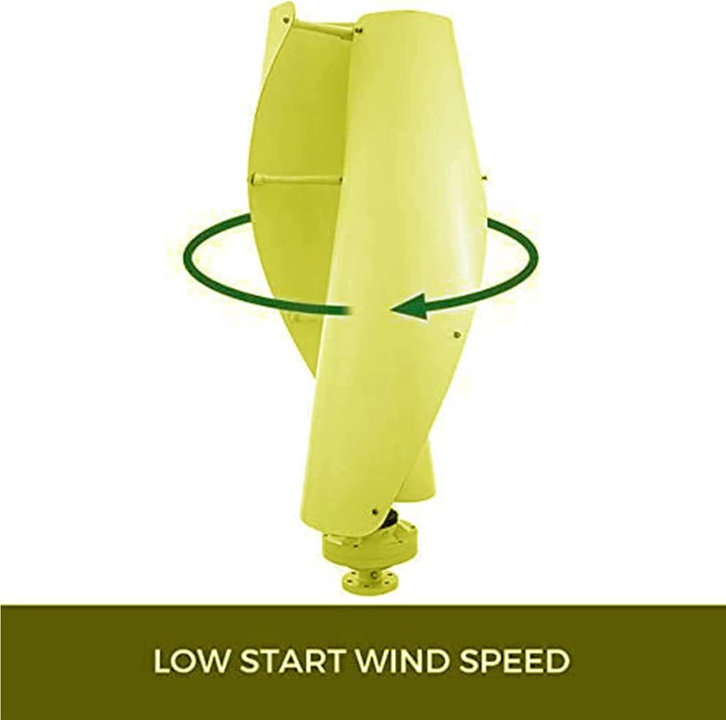 LiuSj JUnSt 12000W Hoop Type Wind Turbine Generator 12V/24V /48V/220V Wind Turbine Generator Kit + Charge Controller Windmill Energy