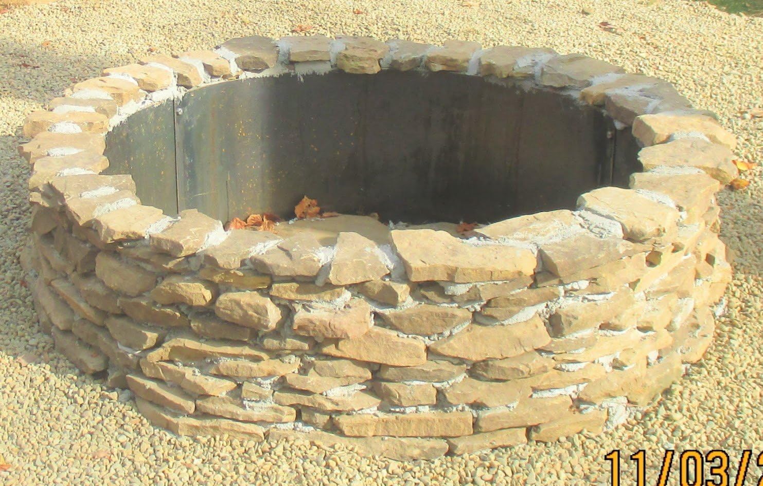 Steel Round Fire Pit Metal Campfire Ring Liner 12