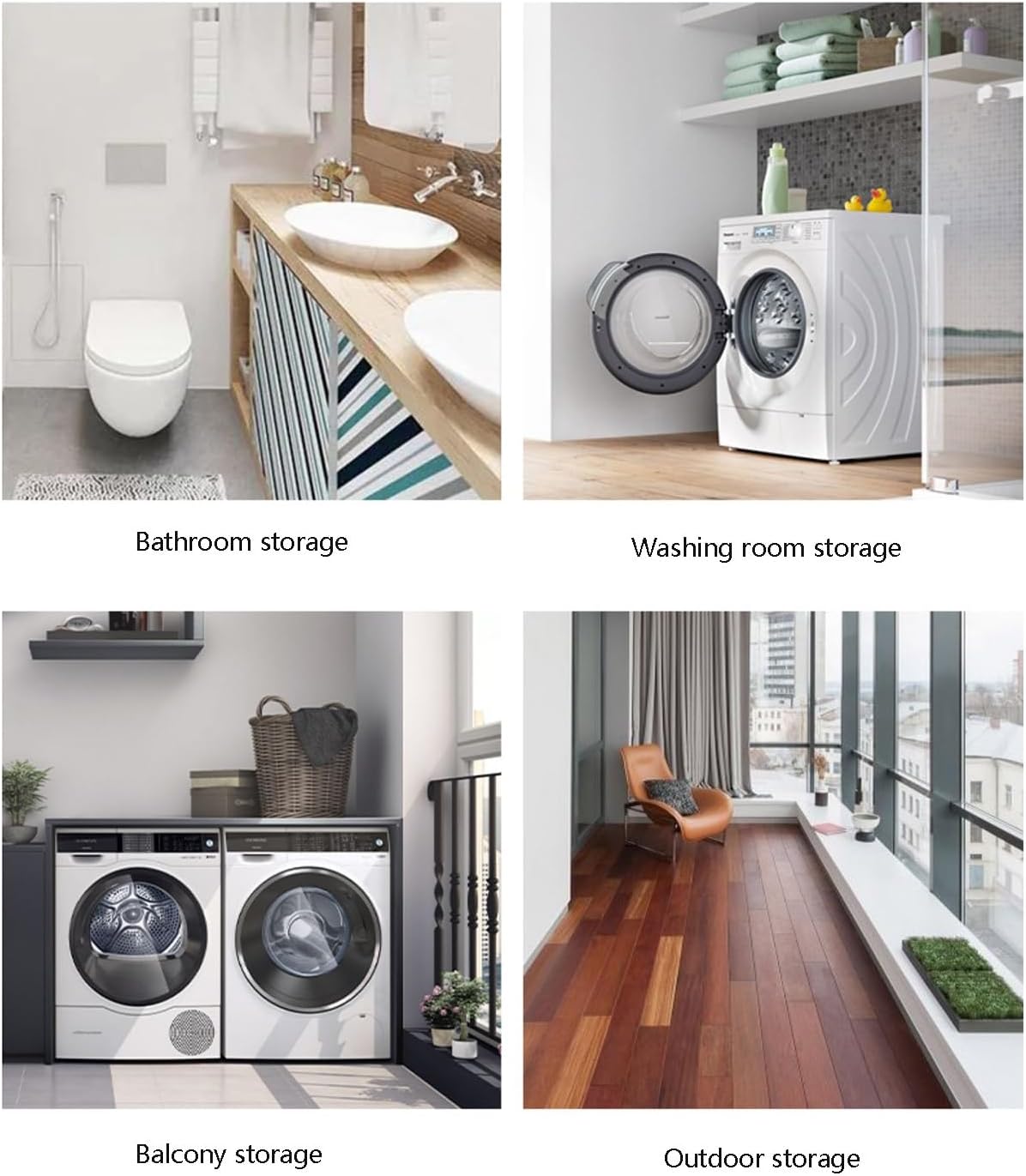 Multifunctional Washing Machine Storage Rack, Drum Washing Machine Upper Storage Rack, 4-Layer Side Storage Rack