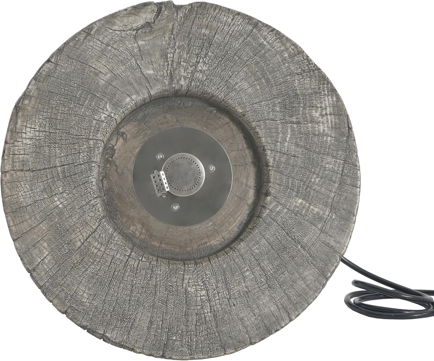 28 Inch Light Gray Propane Fire Pit Table, 30,000 BTU Outdoor Fire Pit for Patio with Lava Rocks, Round Portable Gas Fire Pits for Outside Backyard Garden Deck Use, Only Table (Cover Not Provided)