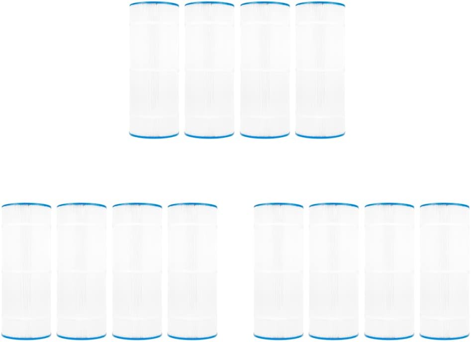 Doheny's PA1201 Pool Spa Filter | Repl. Filters for Hayward Star-Clear Plus C1200 | Replaces Pleatco PA120, Unicel C-8412, Filbur FC-1293 | OD: 8 15/16”, Length: 23 1/4”, T & B Openings: 4” | 12-Pack