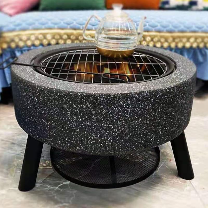Outdoor Fireplaces Outdoor Courtyard BBQ Grill Heating Modern Iron Fire Pit for Heaters Braziers Round Brazier Fire Pits