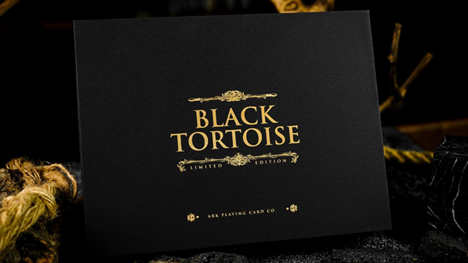 Murphy's Magic Supplies, Inc. Black Tortoise Black Gold Box Set by Ark Playing Cards
