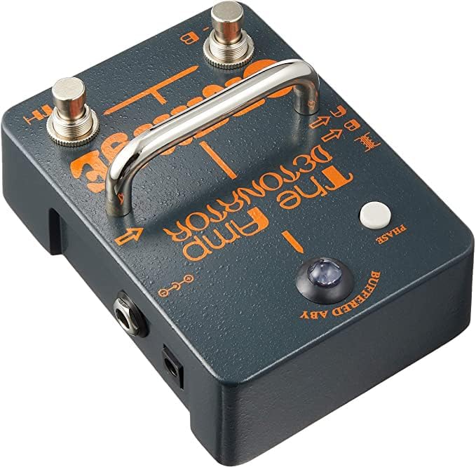 Orange Amp-Detonator Boost EQ Guitar Effects Pedal - Bundle with Instrument Cable, Patch Cable, and Austin Bazaar Polishing Cloth