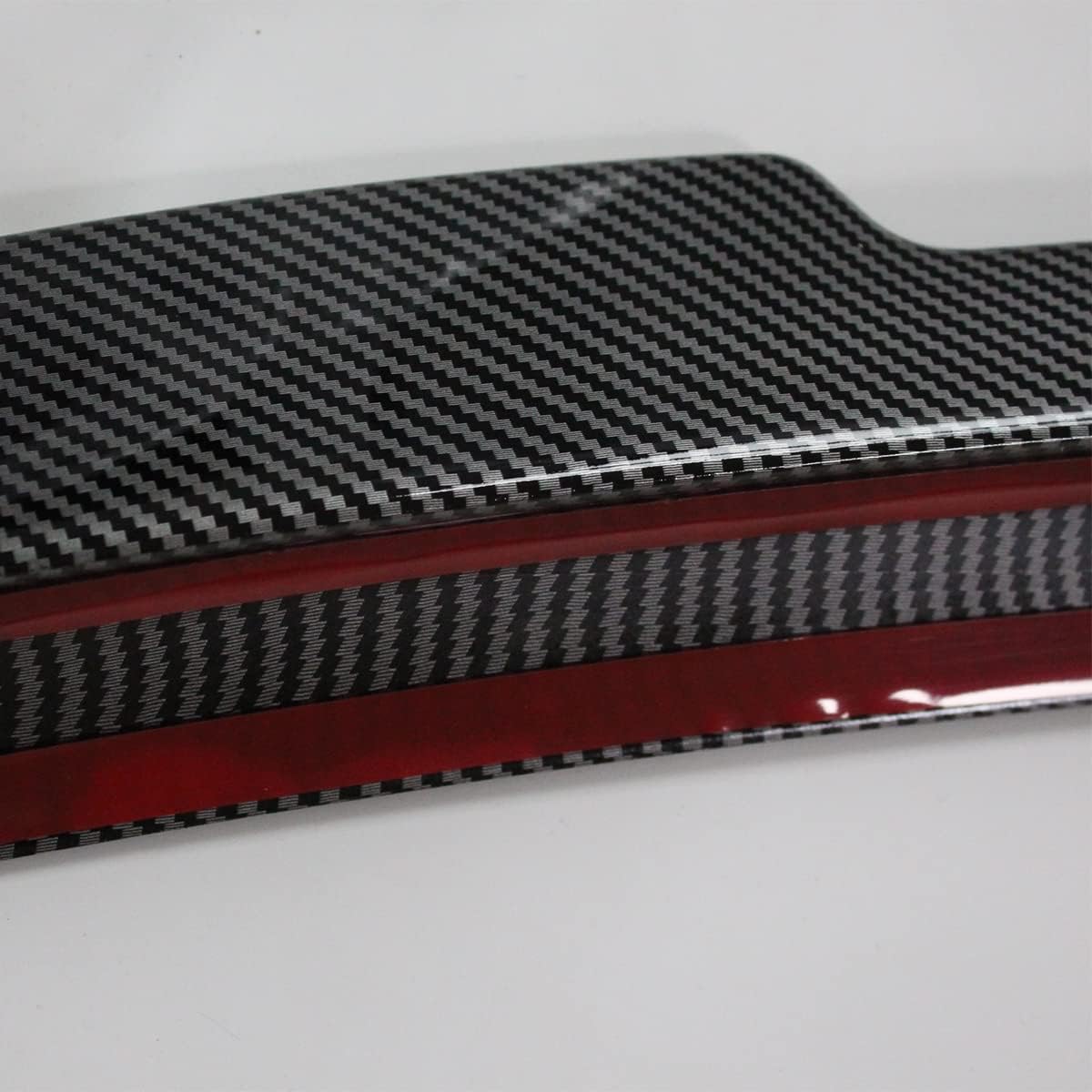 AOSKonology Rear Spoiler Trunk Spoiler Wing Compatible with Mustang Mach E 2021 2022 2023 2024 2025 Exterior Accessories (V2 Carbon Fiber)