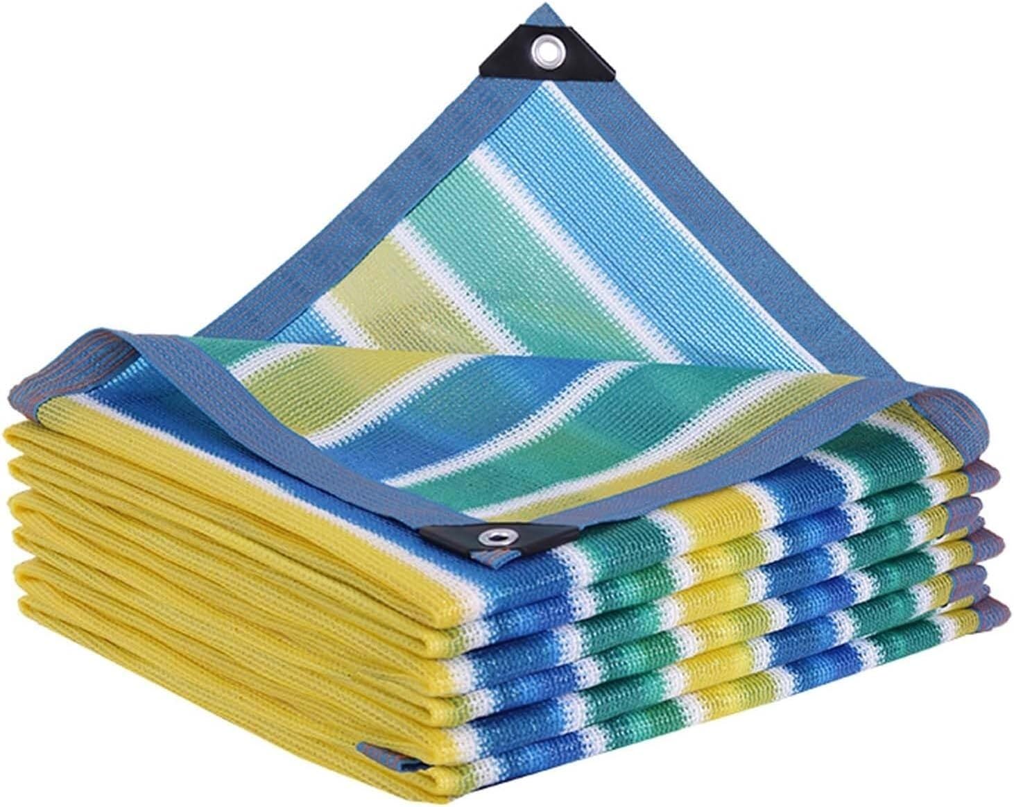 Shade Cloth with Grommets,Sunblock Sun Shade Net UV Resistant Netting,Outdoor Shade Mesh Cover,Sunscreen Fabric,Shade Canopy for Greenhouse Garden Patio Backyard Car