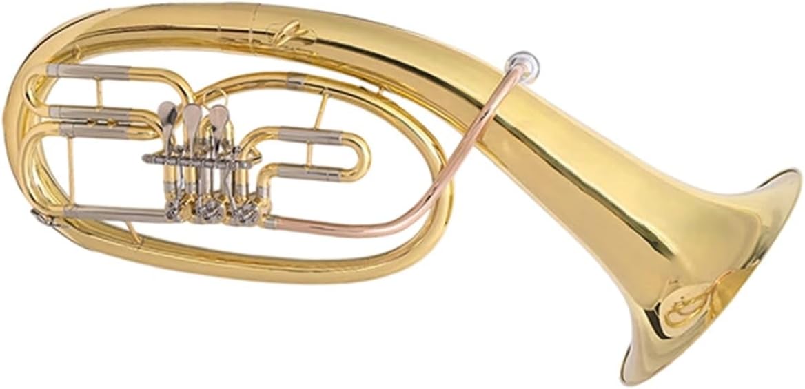 Euphonium Bb Major Upright Keys Tenor Horn Four Key Fretboard Euphonium All-brass Instrument(2)