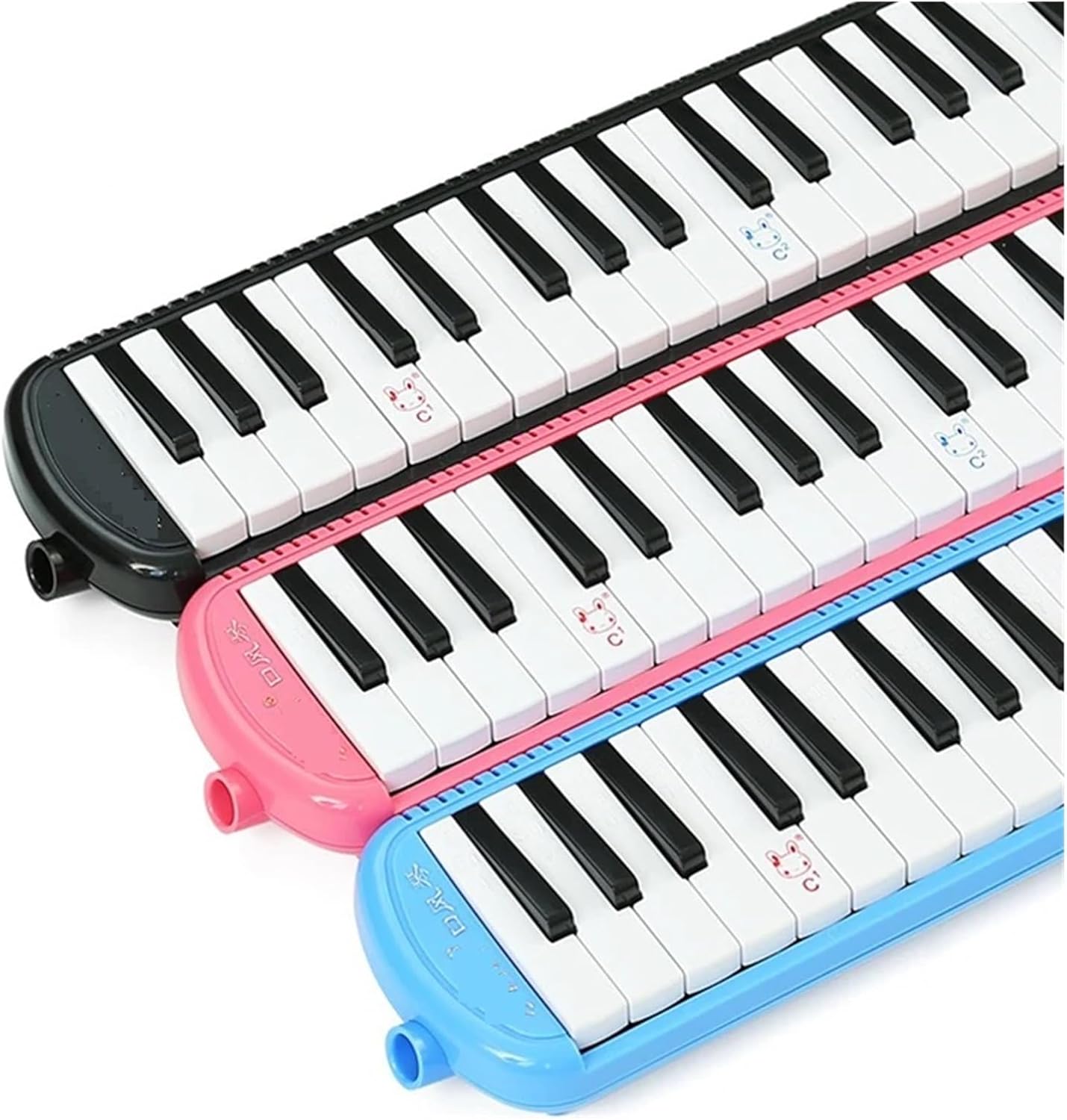 Melodica Children Melodica 37 Keys Mouth Organ 32 Key with Mouthpiece Portable Musical Keyboard Professional Piano for Child Melodion(37 Key Blue)
