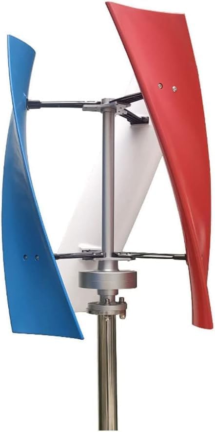 CHRISK 8000W Wind Turbine Generator for Home12v 24V Vertical Axis Free Energy Windmill with Controller+Flange+Tool Wind Turbines