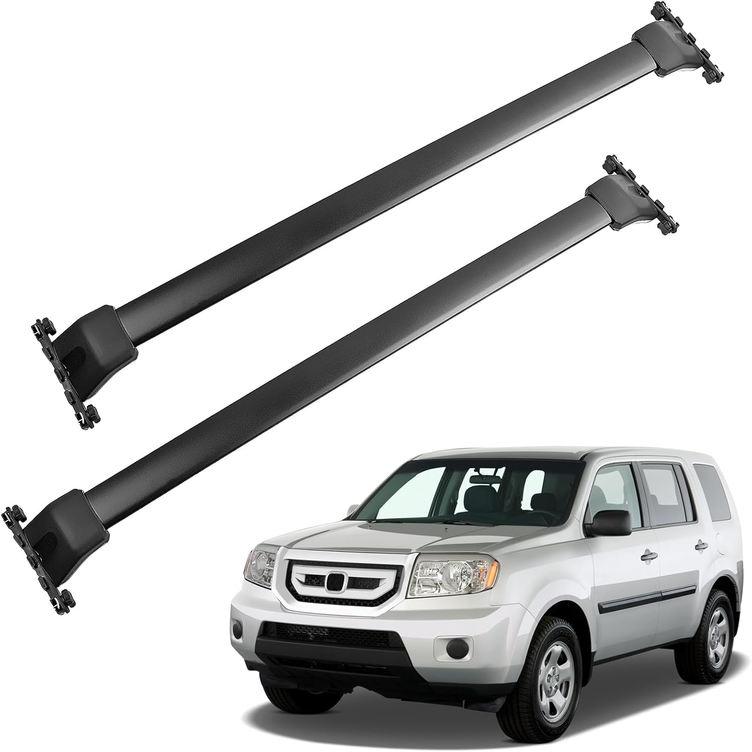 Roof Rack Cross Bars Luggage Carrier Fit for Honda Pilot 2009-2015, Capable of Supporting Up to 200 lbs/90 kg, Ideal for Roof Bags, Roof Boxes, Bike Racks, and Various Other Accessories.