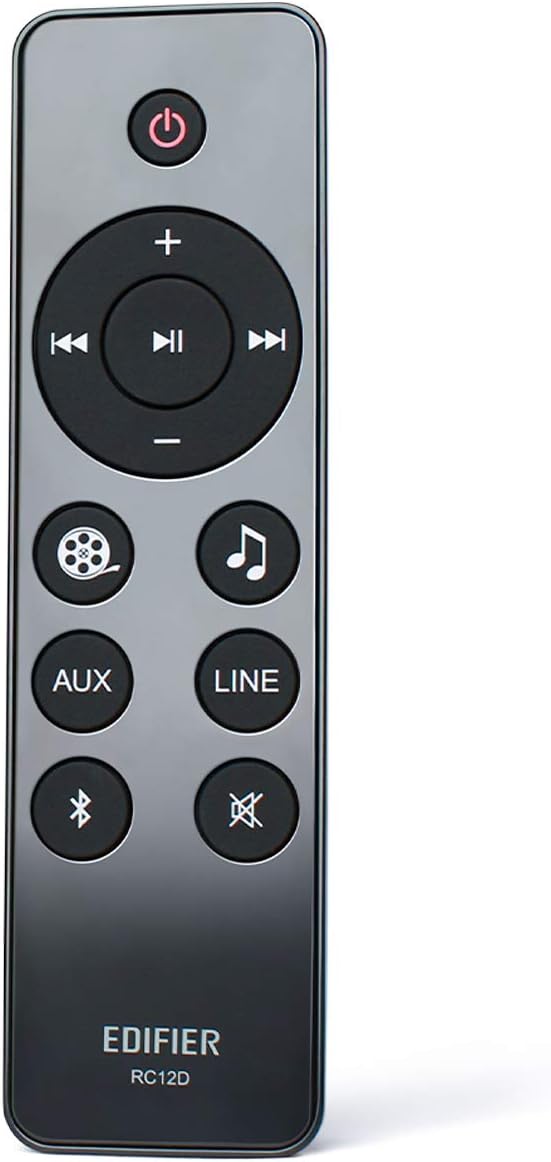 Edifier D12 Integrated Desktop Computer Speakers with Bluetooth 5.0, Wireless Stereo Tabletop Speaker 70 Watts RMS with Subwoofer Line Out, RCA, Aux Input for PC Monitor Laptop - Wooden Enclosure