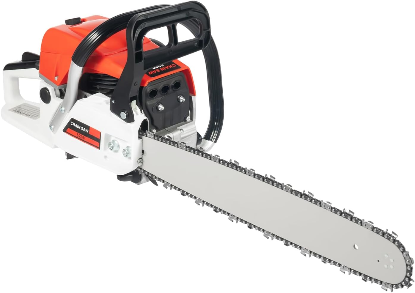 52CC 2-Stroke Gas-powered Chainsaw, 20 Inch 2Kw Gasoline Chainsaw with Tool Bag, 7500rpm Handheld Gasoline Chainsaws, Chain Saw Set for Wood Pruning, Tree Stump Trimming, Firewood Cutting