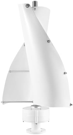 5000W 12V Vertical Wind Turbine Generator Kit - Helical Magnetic Levitation Axis with Controller & 2 Durable Blades - Eco-Friendly Renewable Energy Solution