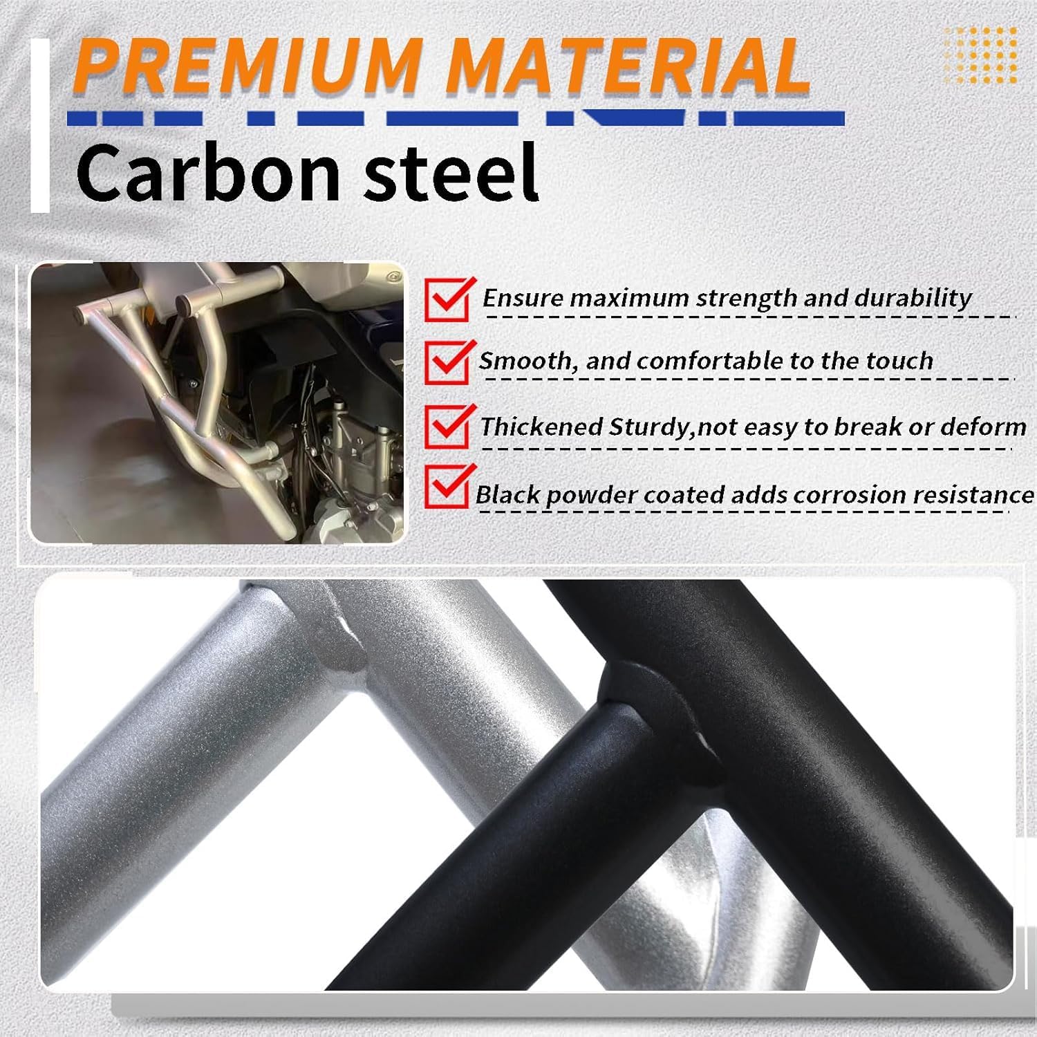 Motorbike Frame Protection Bumper Motorcycle Engine Guard Highway Crash Bar 800 MT Accessories fit for CFMOTO 800MT CR Moto Ibex 800 Accessories 2021-2025