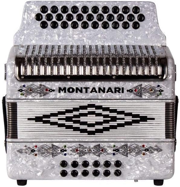 Montanari 3112 MG Accordion EAD White