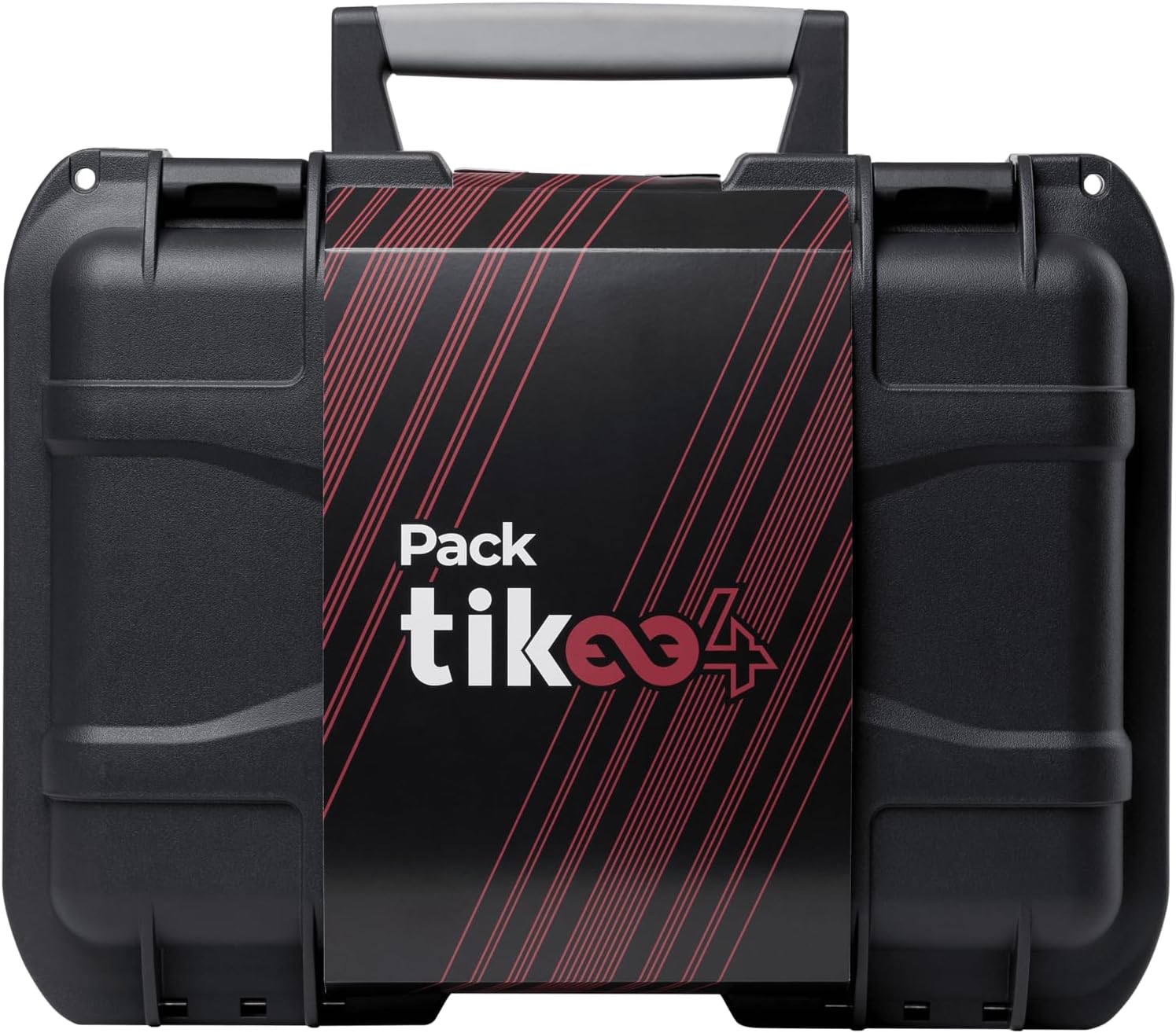 Enlaps Pack Tikee 4 with Hard case - 12MP 6K Autonomous Timelapse Camera and Accessories, 220° Panoramic Angle, Solar Panel, 4G/LTE WiFi, Remote Monitoring, Weatherproof IP66, Ideal for Construction
