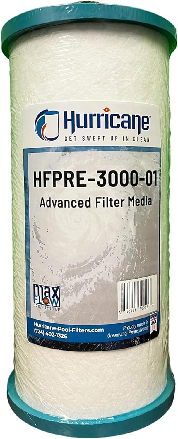 Hurricane HFPRE-30000-01 Pre Fill Filter - Huge 30,000 + Gallon Garden Hose Pre Filter for Pools - Filter Sediment for Spas, Hot Tubs, Pools, Aquariums, Ponds
