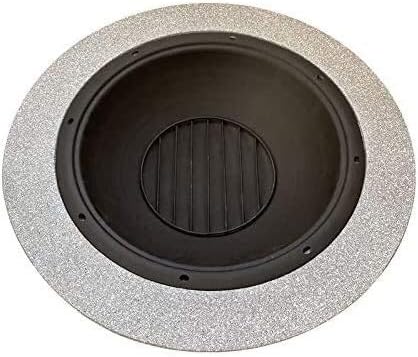 Fire Pits Outdoor Wood Burning Multifunctional Garden Terrace Fire Bowl Heater, Wood Burning Fire Pit with Barbecue Net, Safety Net Cover with Cover BBQ Cooking for Outside Camping Backyar