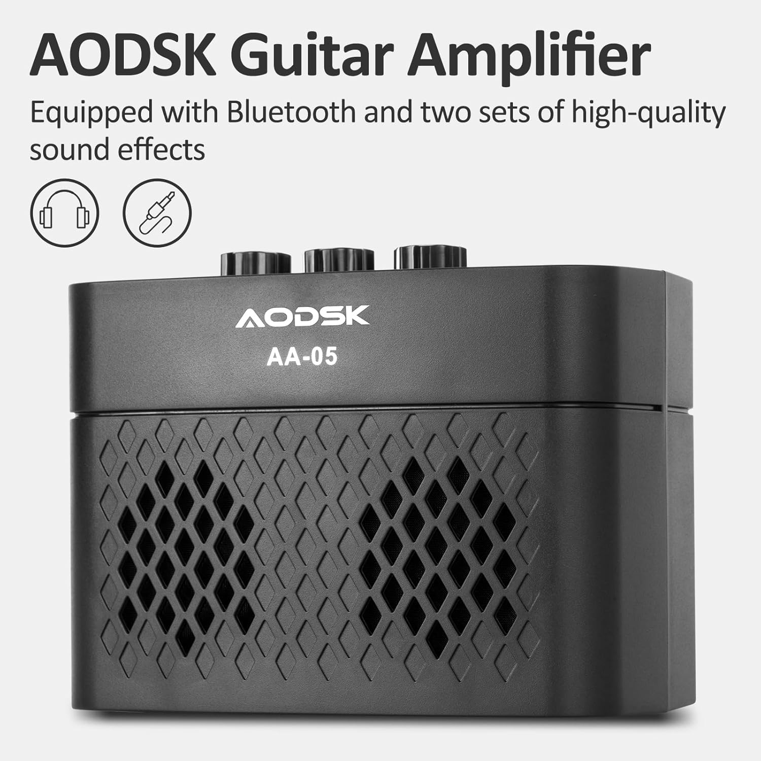 AODSK Electric Guitar with Amp Beginner Kit 39 Inch Solid Body Full Size,All Accessories,Digital Tuner,Six Strings,Four Picks,Tremolo Bar,Strap,Gig Bag,Starter kit (Blue-HSS)