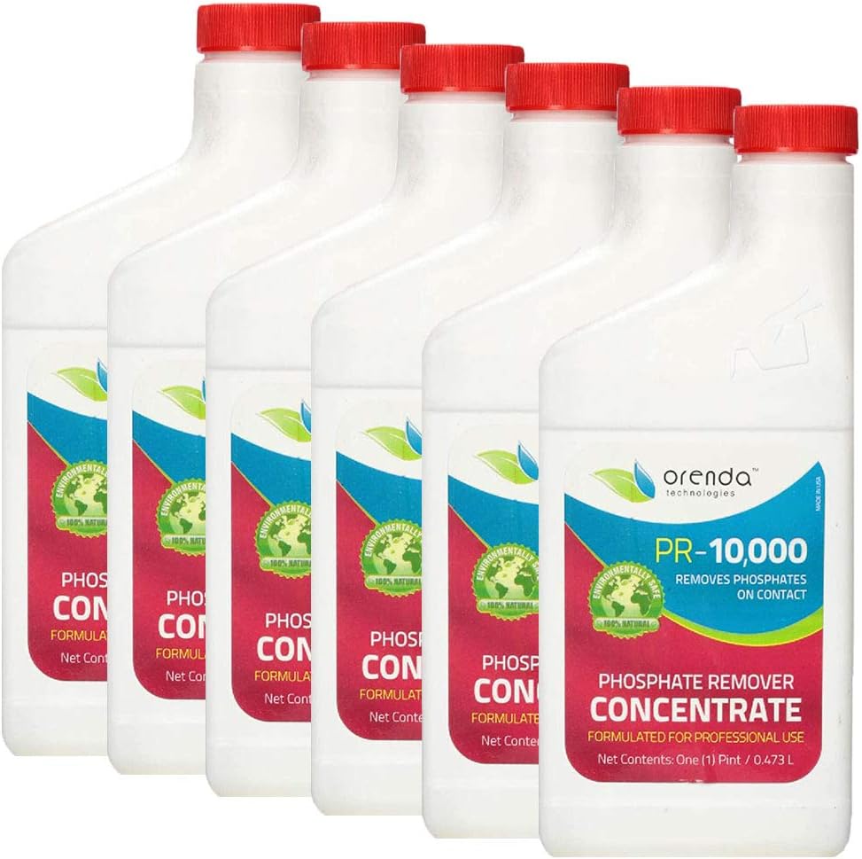 Orenda PR-10000 Phosphate Remover Concentrate Pool Spa Pint 6 Pack ORE-50-225-6