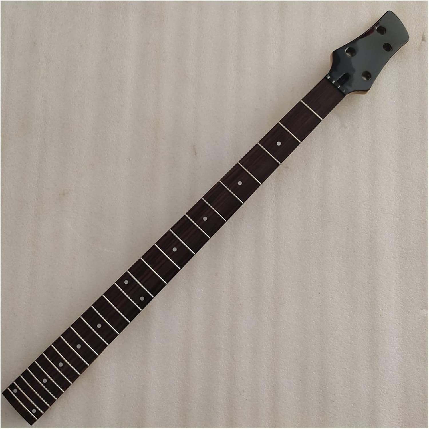 TSTS Maple 24 Frets PB Bass Guitar Neck Part 4 String Rosewood Fingerboard 34 Inch Guitar ​Neck Replacement